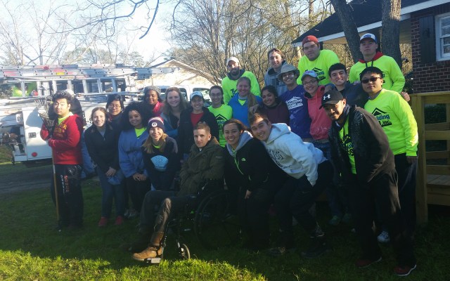 Business Connections Learning Community Traveled to Macon, Georgia to renovate homes for those less fortunate. Photo Courtesy of Chris Colgan.
